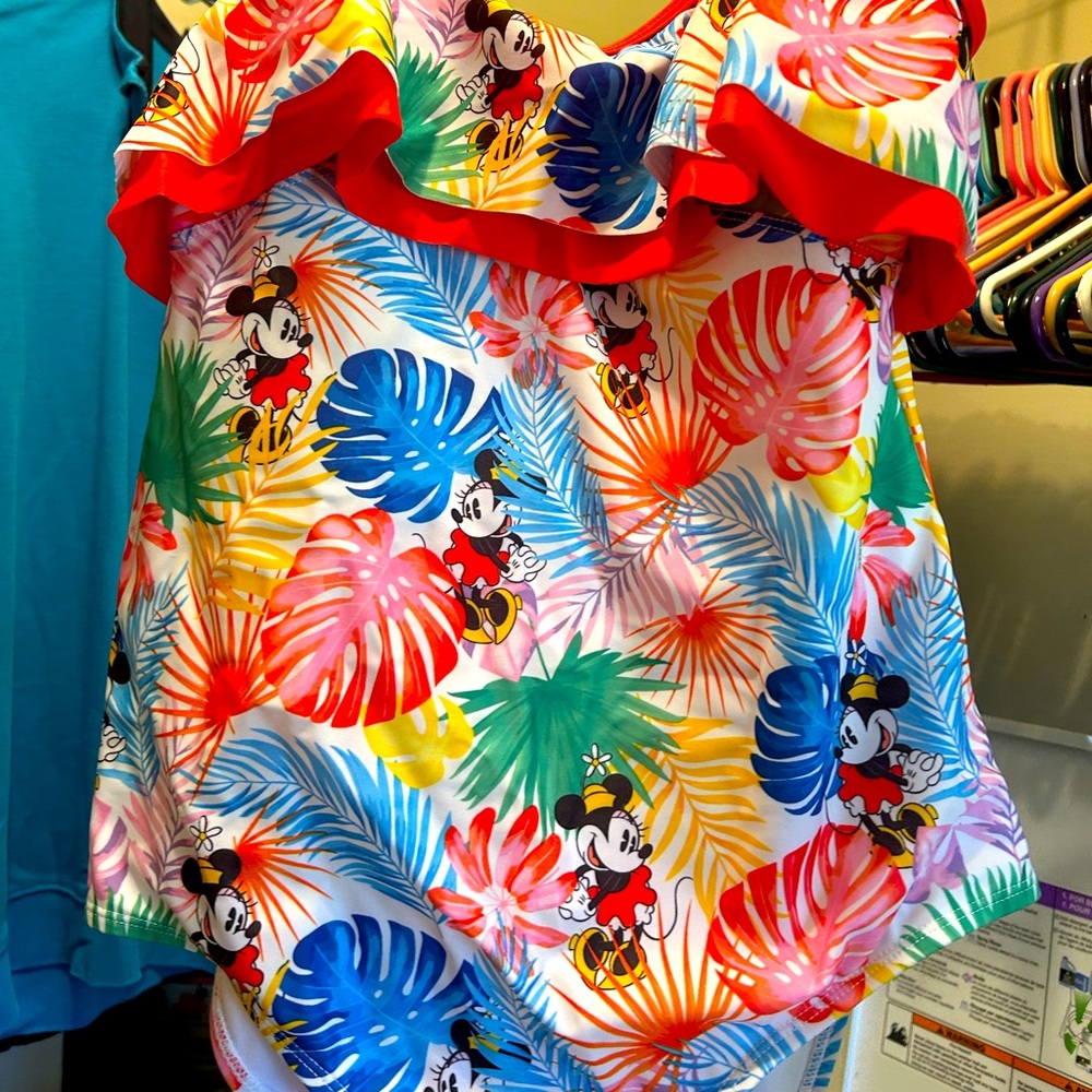 Disney Womans Swimwear - Colorful Mickey Mouse Swimsuit